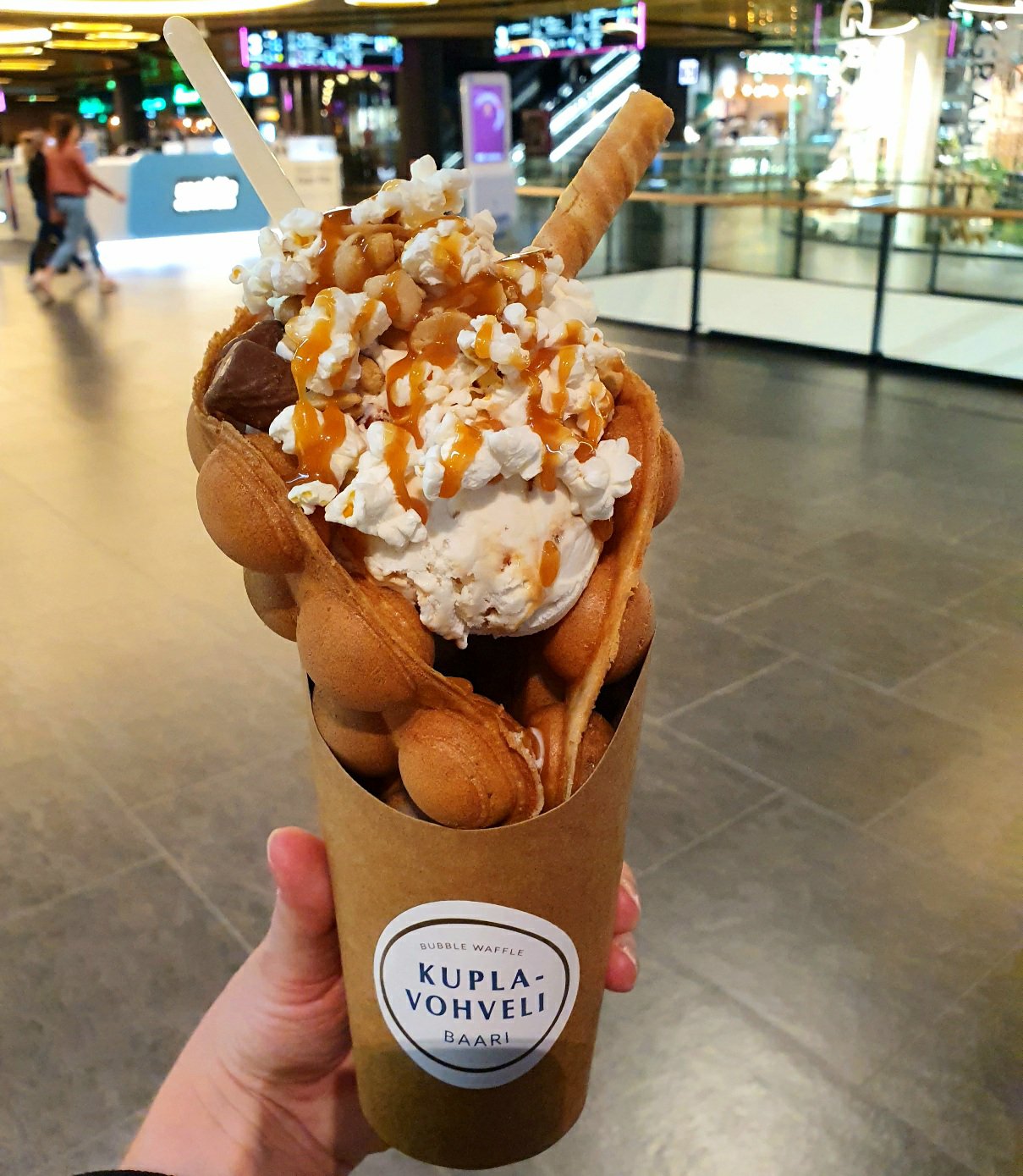 Kuplavohvelibaari Pasila Mall of Tripla