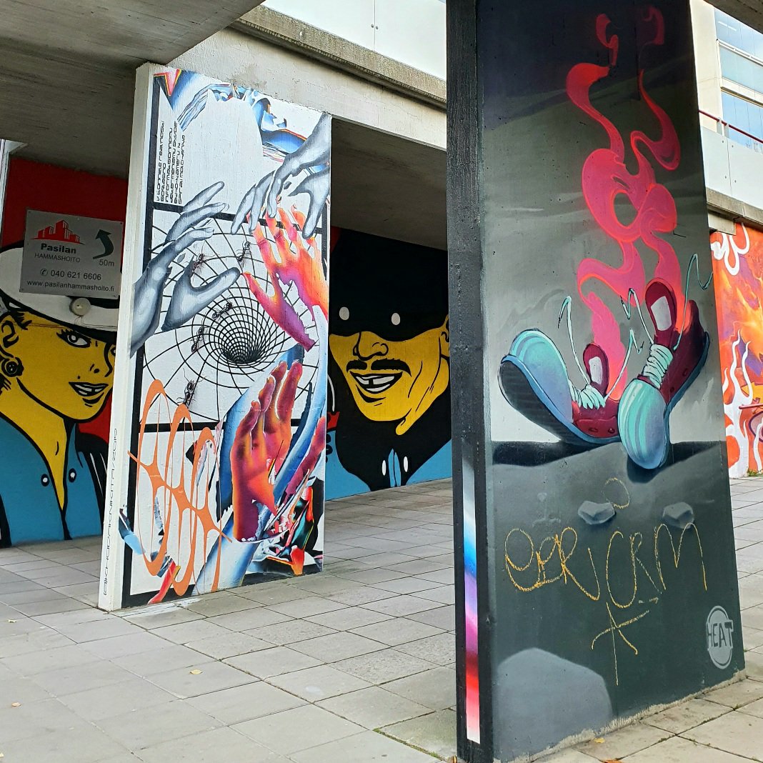 Katutaide Pasila street art district