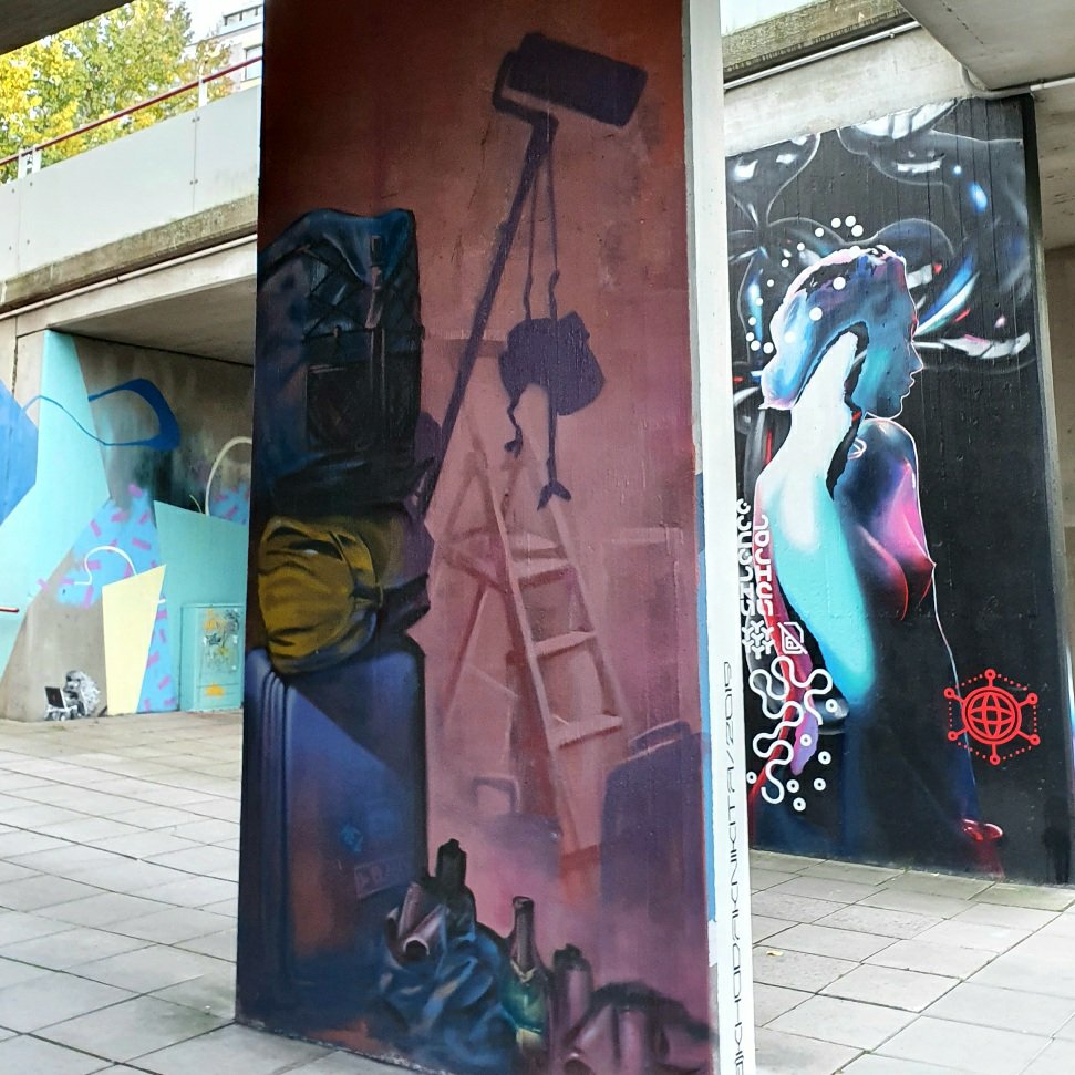 Katutaide Pasila street art district