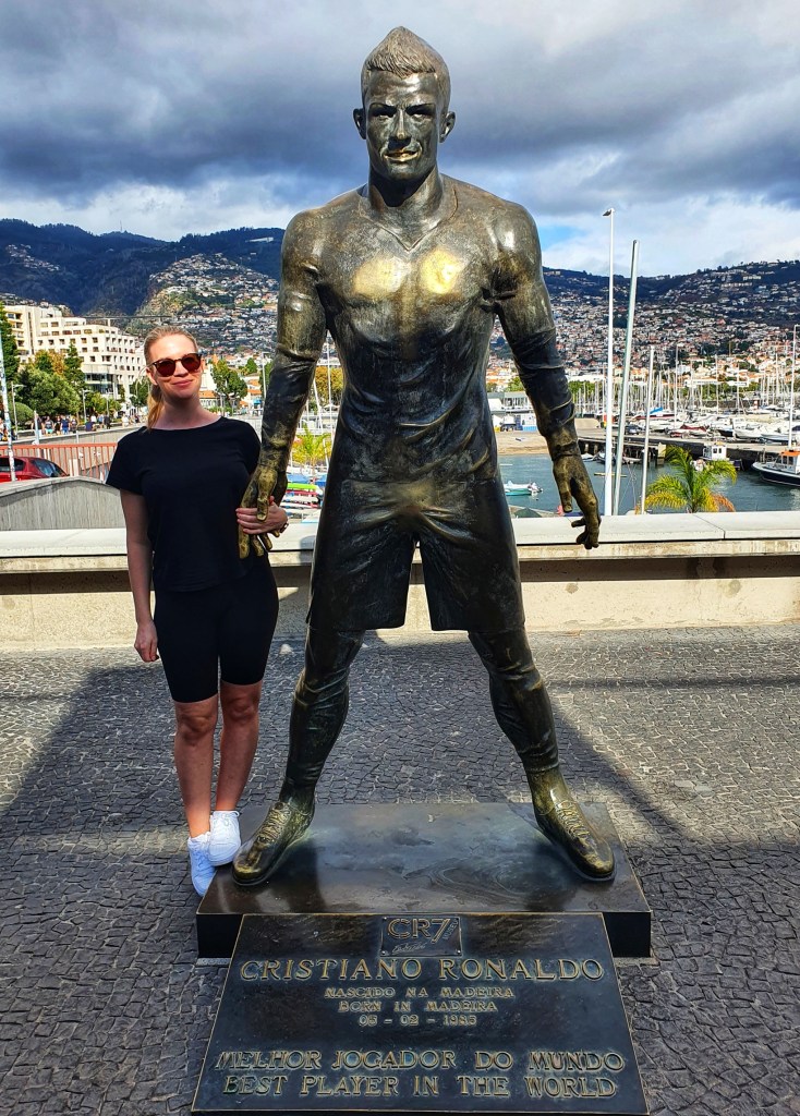 Cristiano Ronaldo statue Madeira