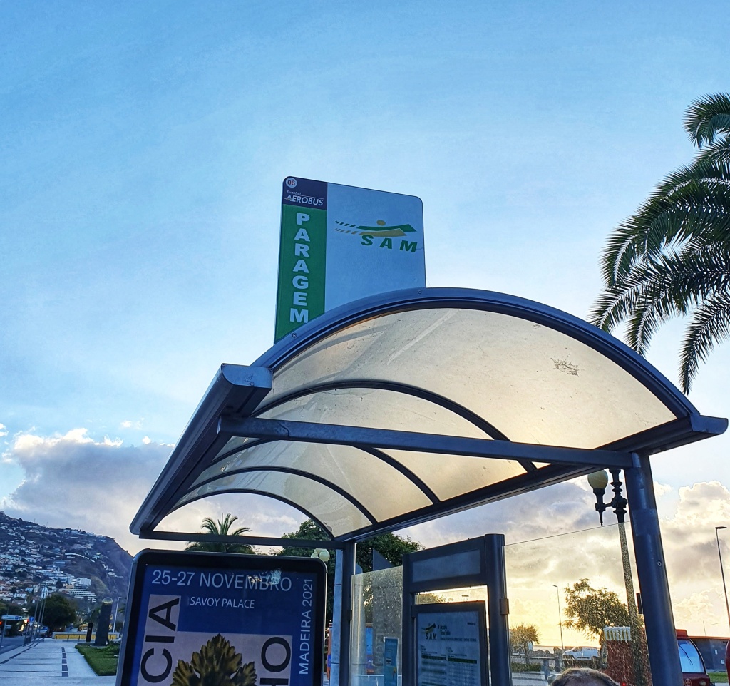 SAM bus 113, bus stop Funchal, Madeira